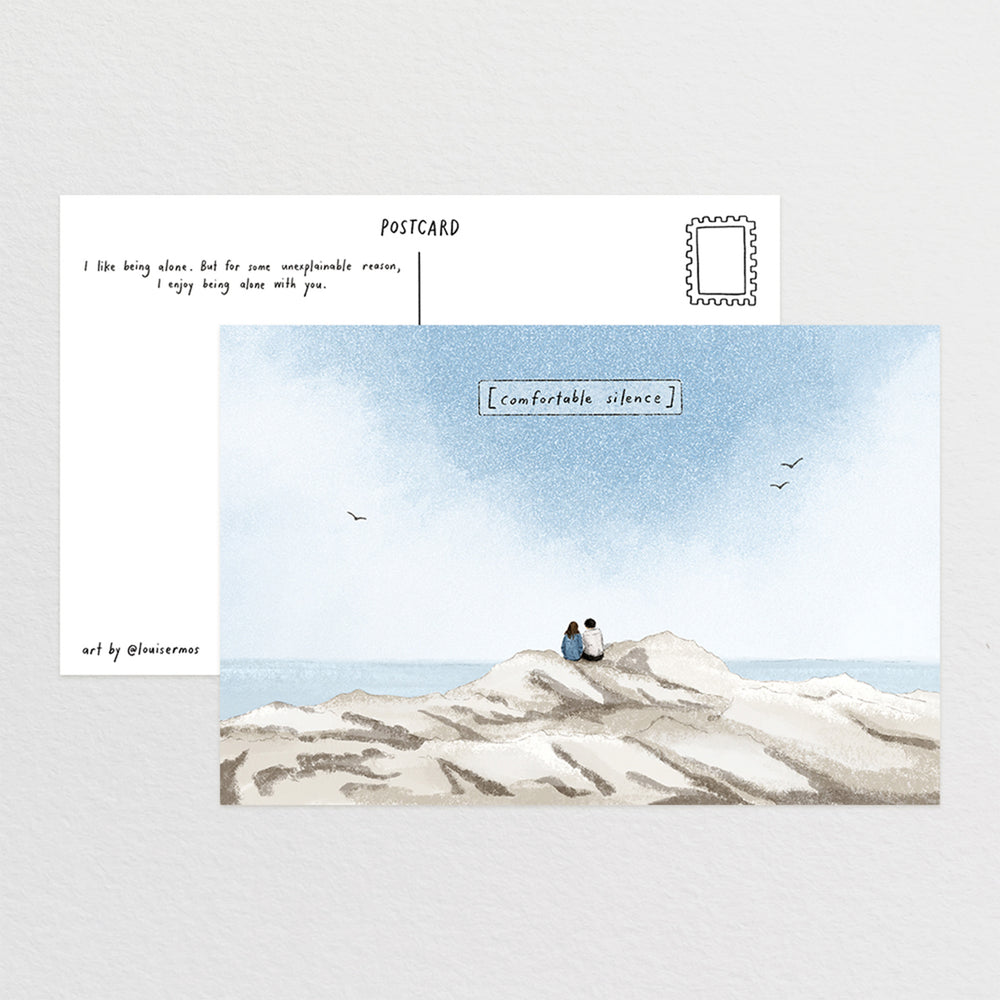 Comfortable Silence Postcard