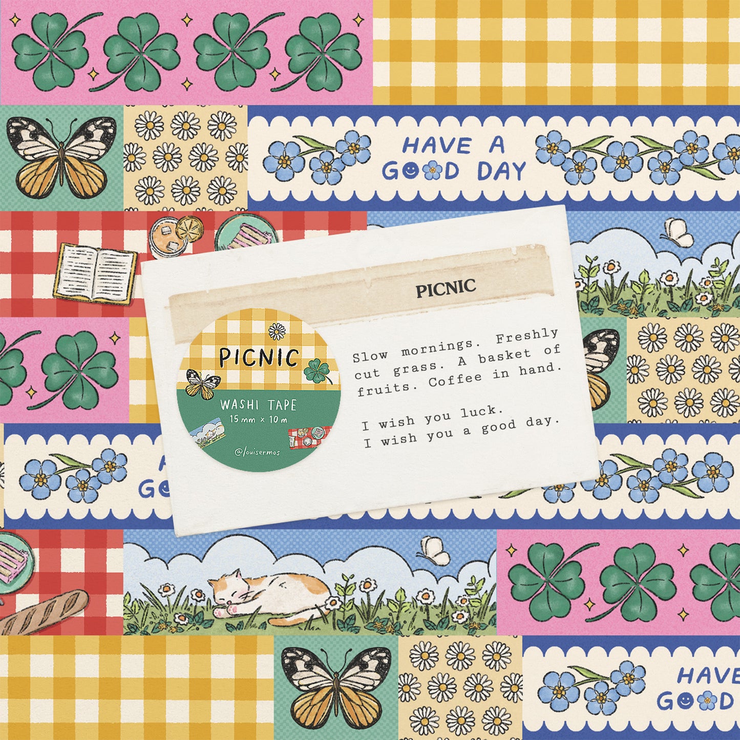 
                  
                    Picnic Washi Tape
                  
                